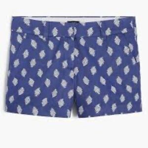 J. Crew floral classic‎ chino short Women Size 6 Preppy